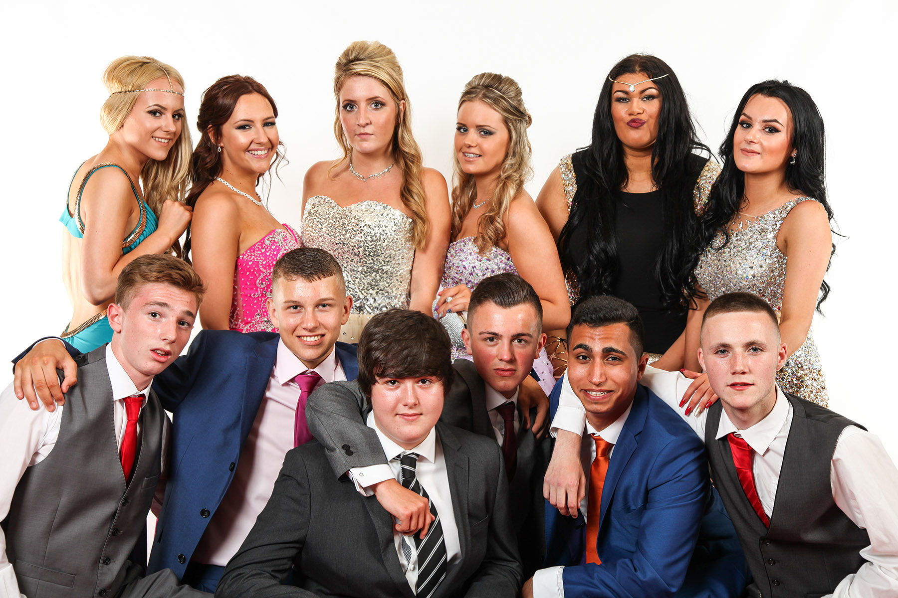 group prom photograph
